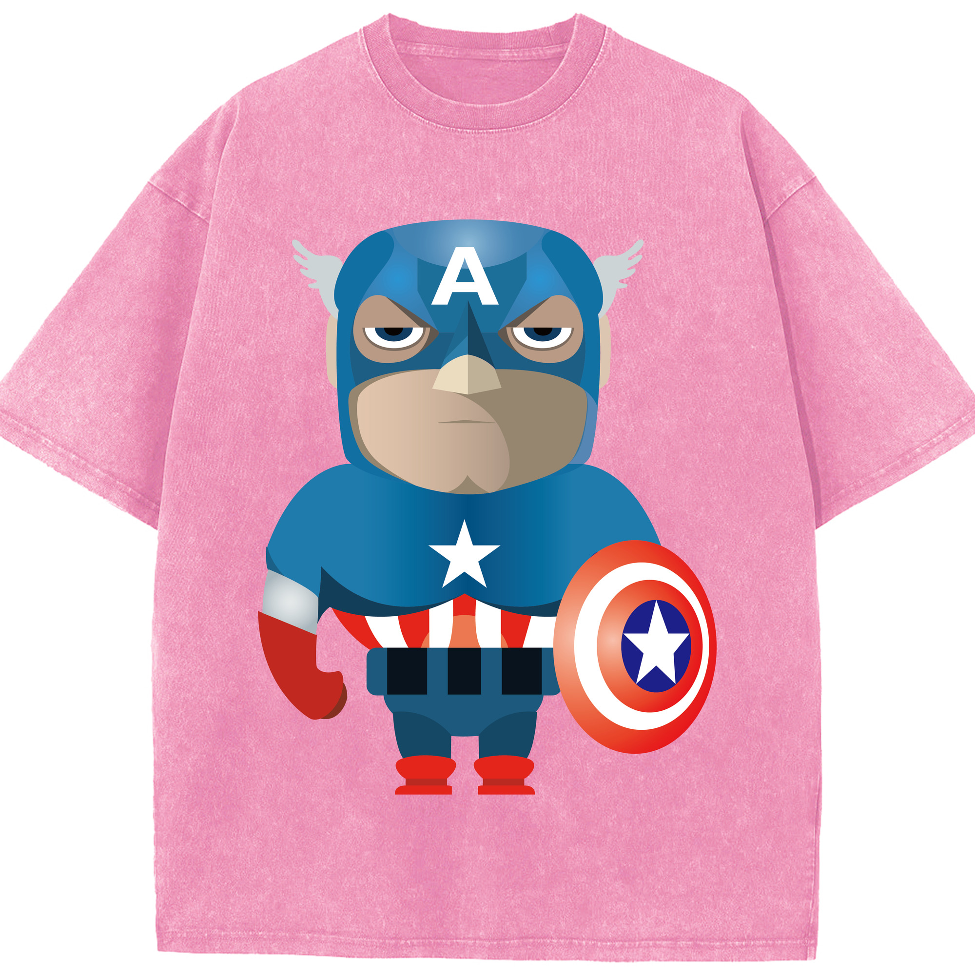 （画像用） アベンジャーズ The Avengers 綿100% ヴィンテージ風 半袖Tシャツ（フロントプリント）